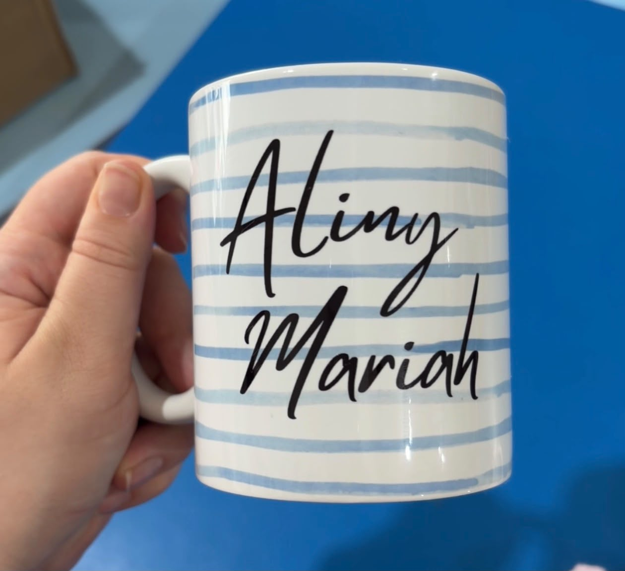 Caneca personalizada da cliente Aliny